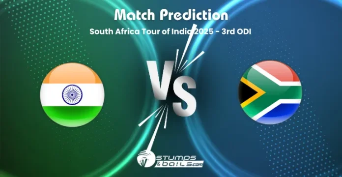 IND vs SA 3rd ODI Match Prediction 2025 — players in action at Wankhede Stadium