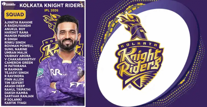 Kolkata Knight Riders Full Squad for IPL 2026 after mini auction with key signings