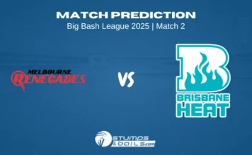 Melbourne Renegades vs Brisbane Heat, 2nd Match Prediction – BBL 2025-26 MR vs BH 2nd Match Prediction
