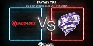 Melbourne Renegades vs Hobart Hurricanes 8th Match Fantasy Tips of Big Bash League 2025-26 MR vs HH 8th Match Fantasy Tips Big Bash League 2025-26