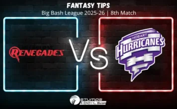 Melbourne Renegades vs Hobart Hurricanes 8th Match Fantasy Tips of Big Bash League 2025-26 MR vs HH 8th Match Fantasy Tips Big Bash League 2025-26