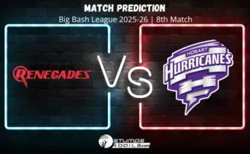 Melbourne Renegades vs Hobart Hurricanes 8th Match Prediction of Big Bash League 2025-26 MR vs HH 8th Match Prediction BBL 2025-26