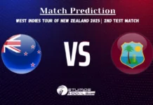 New Zealand vs West Indies 2nd Test Match Prediction of West Indies tour of New Zealand 2025 NZ vs WI 2nd Test Match 2025 prediction, Eden Park, key players, and fantasy tips