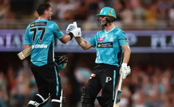 BBL 2025-26: Matt Renshaw Stars in Historic Run Chase as Brisbane Heat Script Gabba Classic BH vs PS 6th Match Highlights
