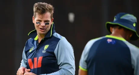 Steven Smith Trains With ‘Eye Blacks’ Ahead of Pink-Ball Ashes Test at Gabba