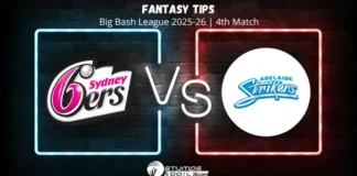 Sydney Sixers vs Adelaide Strikers 4th Match Fantasy Tips of Big Bash League 2025-26 SS vs AS 4th Fantasy Tips Big Bash League 2025-26