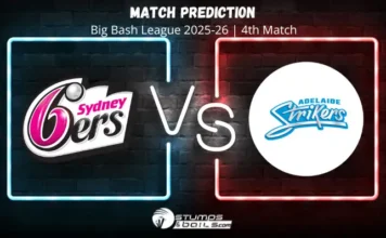 Sydney Sixers vs Adelaide Strikers 4th Match Prediction of Big Bash League 2025-26 SS vs AS 4th Match Prediction Big Bash League 2025