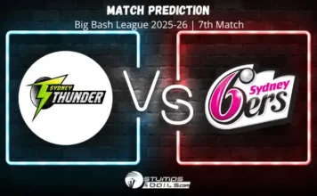 Sydney Thunder vs Sydney Sixers 7th Match Prediction of Big Bash League 2025-26 SIX vs THU 7th Match Prediction BBL 2025-26 Sydney Thunder vs Sydney Sixers