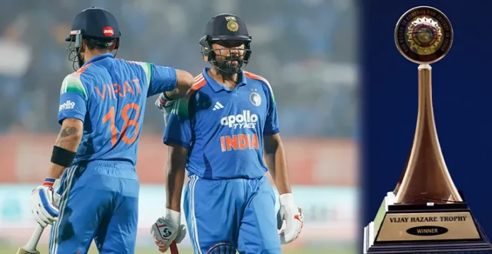 Virat Kohli and Rohit Sharma in Vijay Hazare Trophy