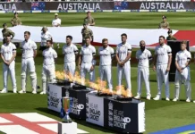 Why Australia & England Players Wore Black Armbands in 2nd Ashes Test — Explained Australia England players wearing black armbands in second Ashes Test at Gabba