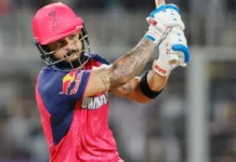 Will Riyan Parag Lead Rajasthan Royals in IPL 2026? Riyan Parag IPL 2026 captaincy discussion with Rajasthan Royals jersey