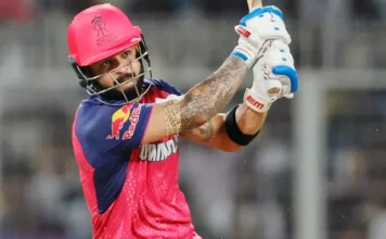 Will Riyan Parag Lead Rajasthan Royals in IPL 2026? Riyan Parag IPL 2026 captaincy discussion with Rajasthan Royals jersey