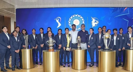 World Cup-Winning Indian Blind Women’s Cricket Team Honoured at BCCI Headquarters